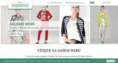 Desktop Screenshot of dumharmonie.cz